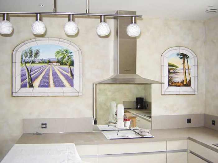 Décoration peinture cuisine, chambre enfant, carrelage Enfant décor cuisine